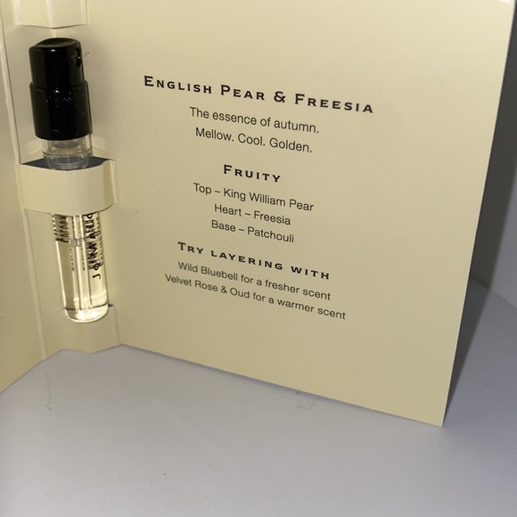 BNIB Jo Malone Lime Basil & Mandarin & English Pear & Freesia .05 each - Picture 9 of 9